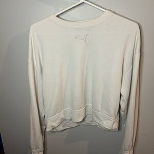 Puma Women's Off-White Sweatshirt